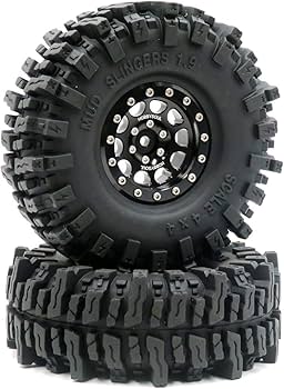 Amazon.co.jp: HOBBYSOUL 1.9 ビードロックホイールとタイヤ 高さ120mm